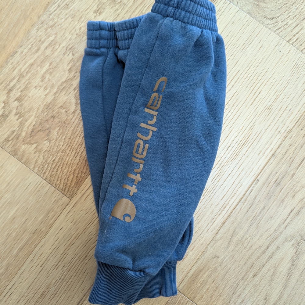 Baby Carhartt Blue Jogger Pants